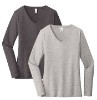 Picture of District Women's Very Important Long Sleeve V-Neck