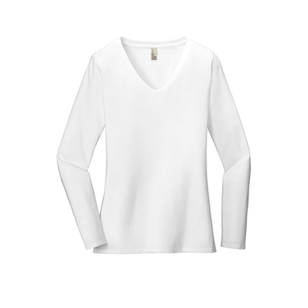 Picture of District Women's Very Important Long Sleeve V-Neck