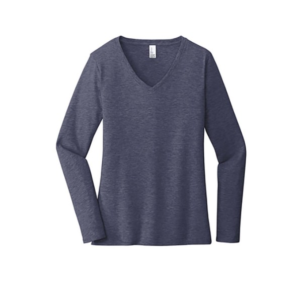 Picture of District Women's Very Important Long Sleeve V-Neck