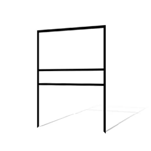 24"h x 36"w Metal Frame
