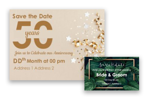Picture for category Save the Date