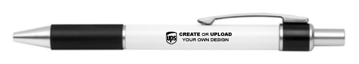 Picture of Bravo Retractable Silver Trim Ballpoint Pen