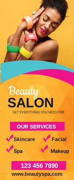 Picture of Retractable Banner - BeautySalon - 02