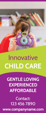Picture of Retractable Banner - Daycare - 01