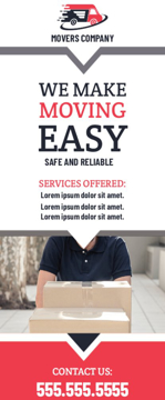 Picture of Retractable Banner - Moving Company - 01