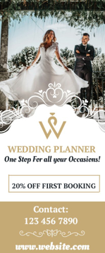 Picture of Retractable Banner - WeddingPlanner - 01
