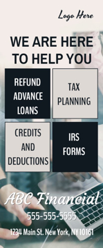 Picture of Retractable Banner - Financial Services - 01
