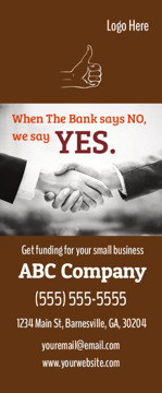 Picture of Retractable Banner - Financial Services - 06