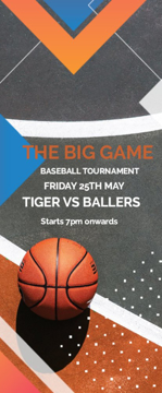 Picture of Retractable Banner - Sports-BasketballTournament - 01