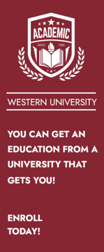 Picture of Retractable Banner - Education - 02
