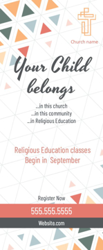 Picture of Retractable Banner - Religious Education - 01
