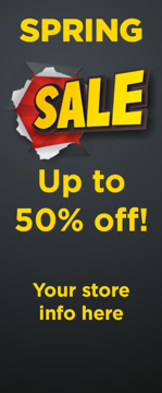Picture of Retractable Banner - Retail - 29