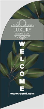 Picture of 6ft x 2ft - Feather Flag - Resort - 01