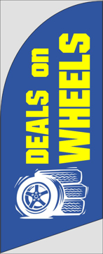Picture of 6ft x 2ft - Feather Flag - Automotive - 06
