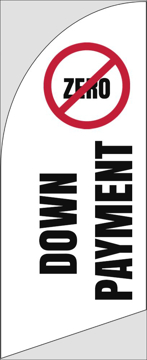 Picture of 6ft x 2ft - Feather Flag - Car Sales - 07