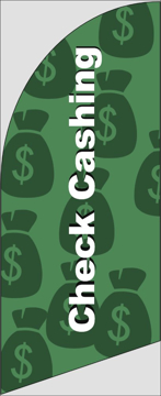 Picture of 6ft x 2ft - Feather Flag - Finance - 04