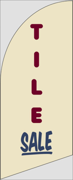 Picture of 6ft x 2ft - Feather Flag - Flooring & Remodel - 01