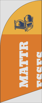 Picture of 6ft x 2ft - Feather Flag - Furniture - 01
