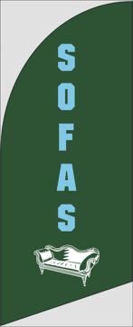 Picture of 6ft x 2ft - Feather Flag - Furniture - 02