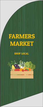 Picture of 6ft x 2ft - Feather Flag - Grocery - 03