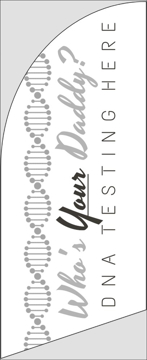 Picture of 6ft x 2ft - Feather Flag - Health Services - 03