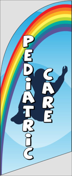 Picture of 6ft x 2ft - Feather Flag - Health Services - 13