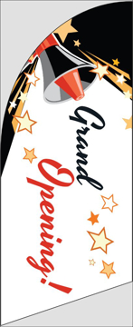Picture of 6ft x 2ft - Feather Flag - Advertising - 02