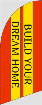 Picture of 6ft x 2ft - Feather Flag - Construction - 04