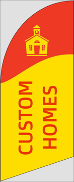 Picture of 6ft x 2ft - Feather Flag - Construction - 05