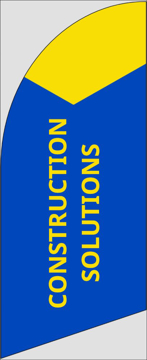 Picture of 6ft x 2ft - Feather Flag - Construction - 06