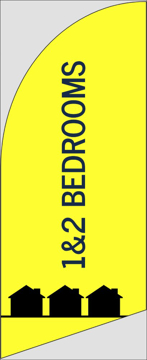 Picture of 6ft x 2ft - Feather Flag - For Rent - 02