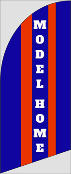 Picture of 6ft x 2ft - Feather Flag - Model Home - 03