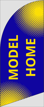 Picture of 6ft x 2ft - Feather Flag - Model Home - 04