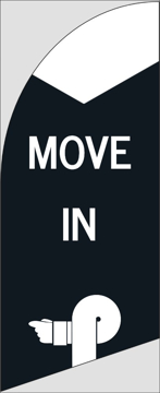 Picture of 6ft x 2ft - Feather Flag - Move-in Ready - 06