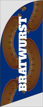 Picture of 6ft x 2ft - Feather Flag - BBQ - 01