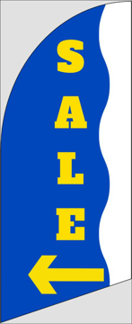 Picture of 6ft x 2ft - Feather Flag -  Sale - 05