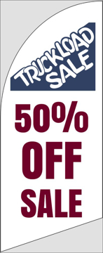 Picture of 6ft x 2ft - Feather Flag -  Sale - 08