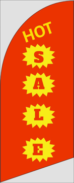 Picture of 6ft x 2ft - Feather Flag -  Sale - 12