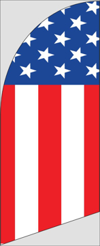 Picture of 6ft x 2ft - Feather Flag -  Countries- 01