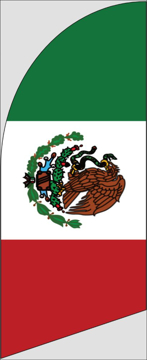 Picture of 6ft x 2ft - Feather Flag -  Countries- 02