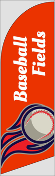 Picture of 8ft x 2ft - Feather Flag -  Sports - 02