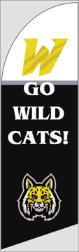Picture of 8ft x 2ft - Feather Flag -  Sports - 12