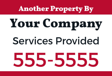 Picture of 12" x 18" - Yard Sign - Builders & Developers - 01