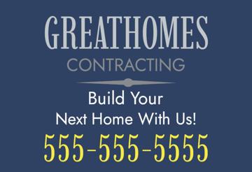 Picture of 12" x 18" - Yard Sign - Builders & Developers - 04