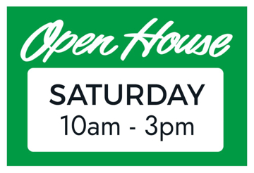 Picture of 12" x 18" - Yard Sign - Open House - 03