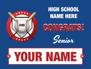 Picture of 18" x 24" - Yard Sign - Baseball - 04