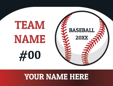 Picture of 18" x 24" - Yard Sign - Baseball - 08