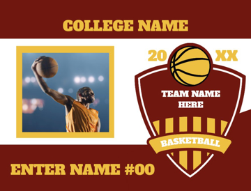 Picture of 18" x 24" - Yard Sign - Basketball - 05