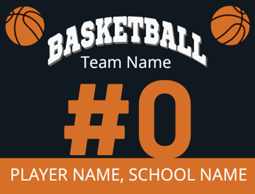 Picture of 18" x 24" - Yard Sign - Basketball - 07