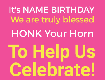 Picture of 18" x 24" - Yard Sign - Birthdays - 04